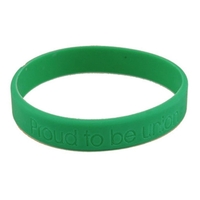 Debossed Silicone awareness bracelet.... from ASI 43270 Calconix Inc / Time...