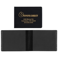 Hard cover insurance folding card holder.... from ASI 83770 Royal Industries...