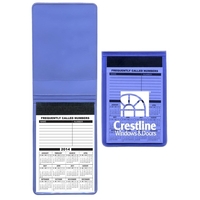 Translucent Vinyl Memo Book with 30-Page Pad