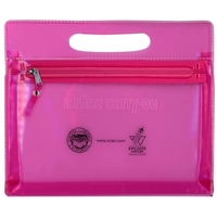 Translucent Airline Pouch with "Airline Carry-On" Message