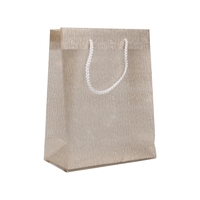 Frosty Textured Tote (8" x 4" x 10") with rope handles... from ASI 92480...