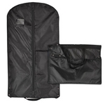 Luxury Black Nylon Garment Bag (25" x 3" x 45")