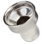 Dripless Pourer™ and Stopper, Stainless Steel