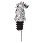Rooster Heads-Up! Aerator Bottle Pourer