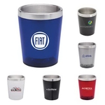 Cocktail Cup 7 oz. Double Wall Stainless Steel and Acrylic