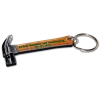 Hammer shaped acrylic keychain with 1" split ring and customization.... from...