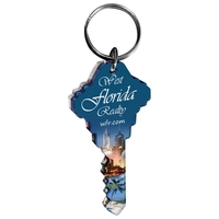 Key Shaped Keychain