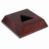 Wood Base, 5.50" x 5.50" x 1.25"... from ASI 88156 Solid Dimensions Inc /...