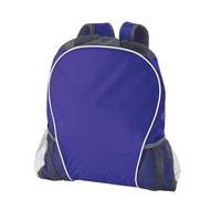 Oxford nylon drawstring bag with backpack-like shoulder straps and multiple...