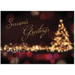 Classic City Lights Holiday Greeting Card