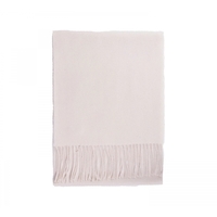 Off White 100% Cashmere Scarf, 10" x 72"