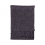 Dark Grey 100% Cashmere Scarf, 10" x 72"