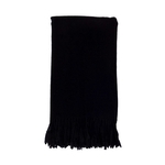 Black 100% Cashmere Blanket, 50" x 60"