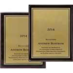 Premium Piano Finish Plaque Awards Rosewood