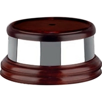 Recessed Round Wood Base for Award