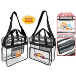 Deluxe Clear Stadium Messenger Tote
