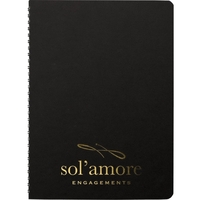 Large 7" x 10" value flex planner w/ wraparound covers, foil... from ASI...