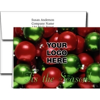 Logo / Personalized Holiday Greeting Cards W/Imprinted Envelopes... from ASI...