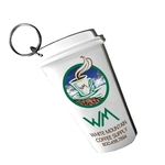 Coffee Cup Shaped Keychain