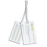 Luggage Tag with Write-On ID Panel Back