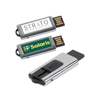 Retractable USB key with metal body.... from ASI 42920 Busrel Inc