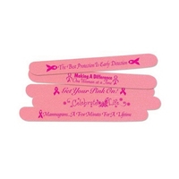 Pink Emery board. (nail file) 4.625... from ASI 57713 Glow Promotions / Glow...