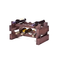 Modularack®2 x 5=10 Bottle Rack, Stained