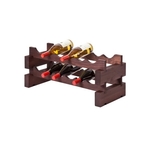 Modularack®2 x 6=12 Bottle Rack, Stained