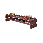 Modularack®2 x 12=24 Bottle Rack, Stained
