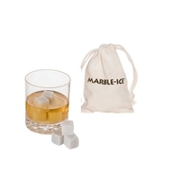 3/4 sq. in. ice cubes that are made of white marble... from ASI 55450...