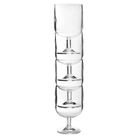 Stack-Up™ Plastic Wine Glasses, 12 oz., Set of 4
