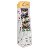 16" x 16" x 63 3/4" cardboard floor point of purchase... from ASI 55450...