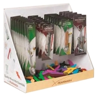 Four-peg 9 5/8" x 18 3/4" x 16 3/4" cardboard counter... from ASI 55450...