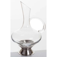 Virtual Orbital Decanter w/ Handle and S/S Base, 2 qt.