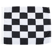 End Of Race Individual Polyester Auto Racing Flags W/ Pole Sleeve.... from...
