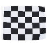 End Of Race Polyester Auto Racing Flags W/ Pole Sleeve