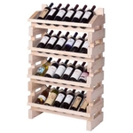 Full Display Rack 24 Bottles - Natural