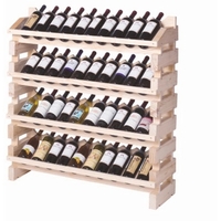 Full Display Rack 40 Bottles - Natural