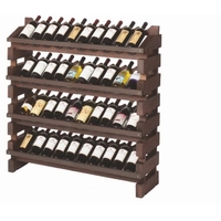 Full Display Rack 40 Bottles- Stained