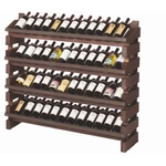 Full Display Rack 48 Bottles- Stained