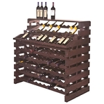 Waterfall Fixture Deluxe 204 Bottles- Stained