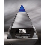Blue Majestic 3-D Optic Crystal Award