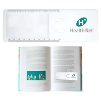 Easy Reader magnifier with a 4" standard and metric ruler and... from ASI...