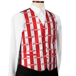 Custom Wet Dyed Silk Men's Vest