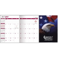 7" x 10" Full Color Patriotic Academic Planner with large date... from ASI...