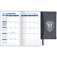 Ascot Two-Tone Vinyl Soft Cover Monthly Planner