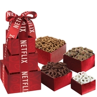 Sweet & Salty Tower With Pretzels.... from ASI 71685 Midnite Snax®