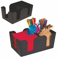 9 3/8" x 5 5/8" x 4 1/8" black plastic bar... from ASI 55450 Franmara Inc