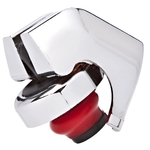 Snap-Down Champagne Stopper, Chrome Plated Plastic