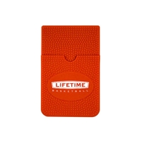 Basketball themed silicone smart wallet with 3 card capacity.... from ASI...